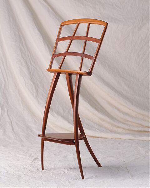 Music Stand, Wharton Esherick (American, Philadelphia, Pennsylvania 1887–1970 Paoli, Pennsylvania), Cherry wood 