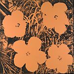 Flowers, Andy Warhol (American, Pittsburgh, Pennsylvania 1928–1987 New York), Acrylic and silkscreen enamel on canvas 
