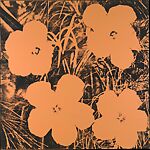 Flowers, Andy Warhol  American, Acrylic and silkscreen enamel on canvas