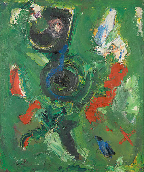 Composition, No.V, Hans Hofmann (American (born Germany), Wessenburg 1880–1966 New York), Oil on canvas 