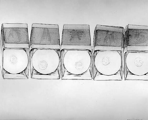 Light Bulbs, Jo Anne Schneider (American, Limo, Ohio 1919–2017 New York), Graphite on paper 