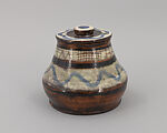 Jar with lid, Henry Varnum Poor (American, Chapman, Kansas 1887–1970 New City, New York), Lead-glazed earthenware