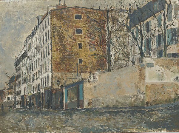 Maurice Utrillo - The Rue Orchampt in Montmartre - The