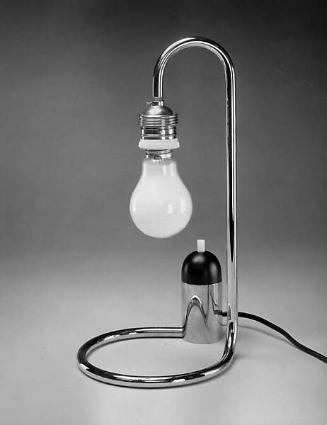 Desk lamp, Sybold Van Ravesteyn (Dutch, Rotterdam 1889–1983 Laren), Chrome-plated steel and plastic 