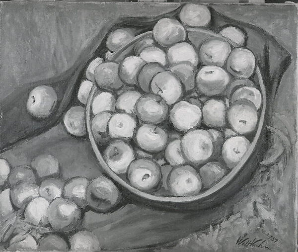 Apples from Dorset, Vermont, Walt Kuhn (American, New York 1877–1949 White Plains, New York), Oil on canvas 