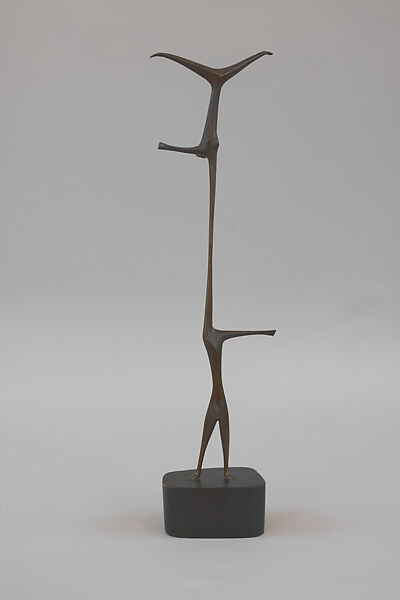Acrobats, William King (American, Jacksonville, Florida 1925–2015 East Hampton, New York), Bronze, painted wood