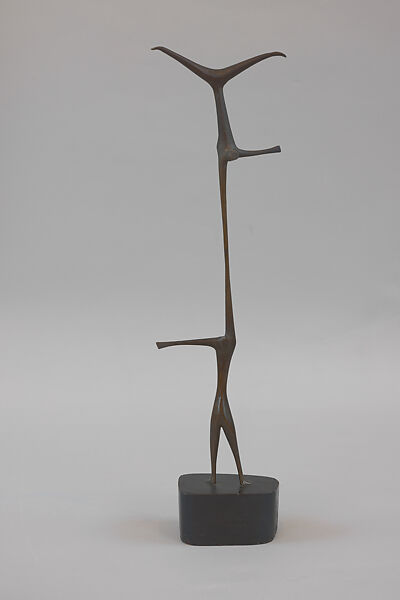 Acrobats, William King (American, Jacksonville, Florida 1925–2015 East Hampton, New York), Bronze, painted wood 