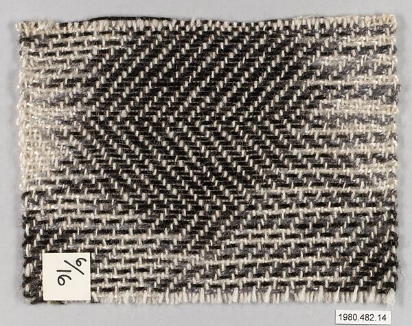 Textile sample, Kjels Juul-Hansen (American (born Denmark) 1916), Synthetic dyes and fibers 