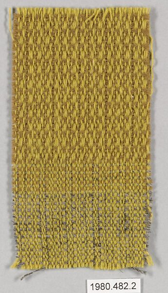 Textile sample, Kjels Juul-Hansen (American (born Denmark) 1916), Wool 