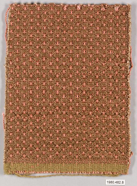 Textile sample, Kjels Juul-Hansen (American (born Denmark) 1916), Cotton 