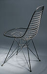 Side chair, Charles Eames (American, St. Louis, Missouri 1907–1978 St. Louis, Missouri), Metal wire, painted black 