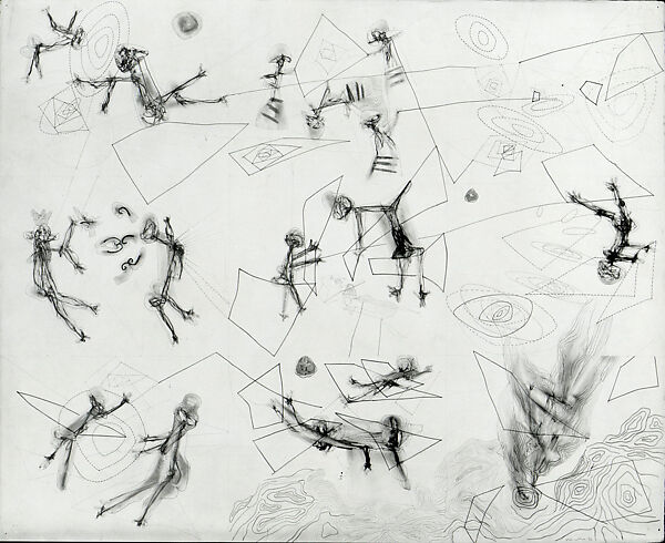 Untitled, Roberto Matta (Chilean, Santiago 1911–2002 Civitavecchia, Italy), Graphite and crayon on paper 