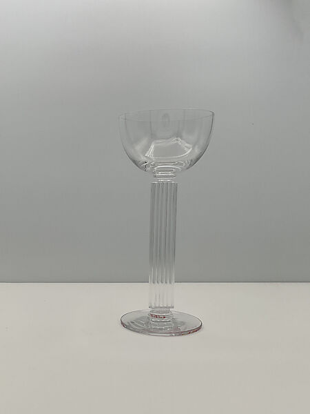"Embassy" Wine Glass (No. 4900), Walter Dorwin Teague (American, Decatur, Indiana 1883–1960 Flemington, New Jersey), Glass 