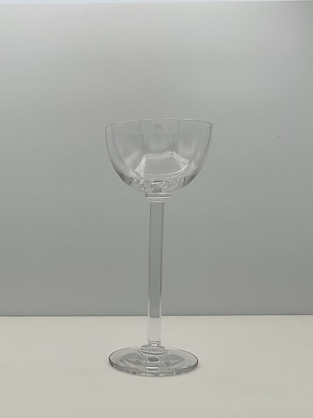 "Embassy" Wine Glass (No. 4900), Walter Dorwin Teague (American, Decatur, Indiana 1883–1960 Flemington, New Jersey), Glass