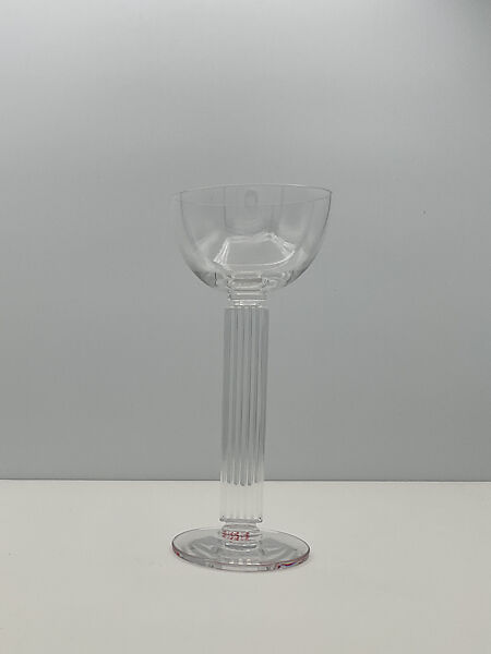 "Embassy" Wine Glass (No. 4900), Walter Dorwin Teague (American, Decatur, Indiana 1883–1960 Flemington, New Jersey), Glass 