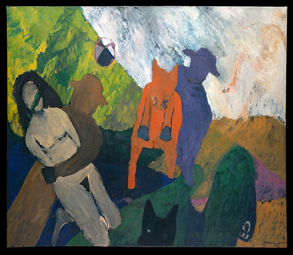 Allegory, Bob Thompson (American, Louisville, Kentucky 1937–1966 Rome, Italy), Oil on canvas 