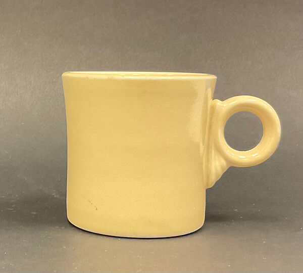Fiesta coffee mug, Frederick Hurten Rhead (American (born England), Hanley, Stoke-on-Trent 1880–1942 New York), Glazed ceramic 