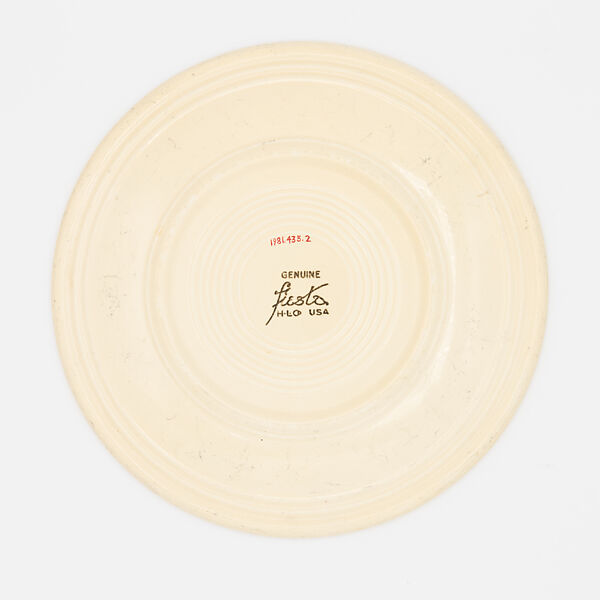 Dinner plate, Frederick Hurten Rhead (American (born England), Hanley, Stoke-on-Trent 1880–1942 New York), Glazed ceramic