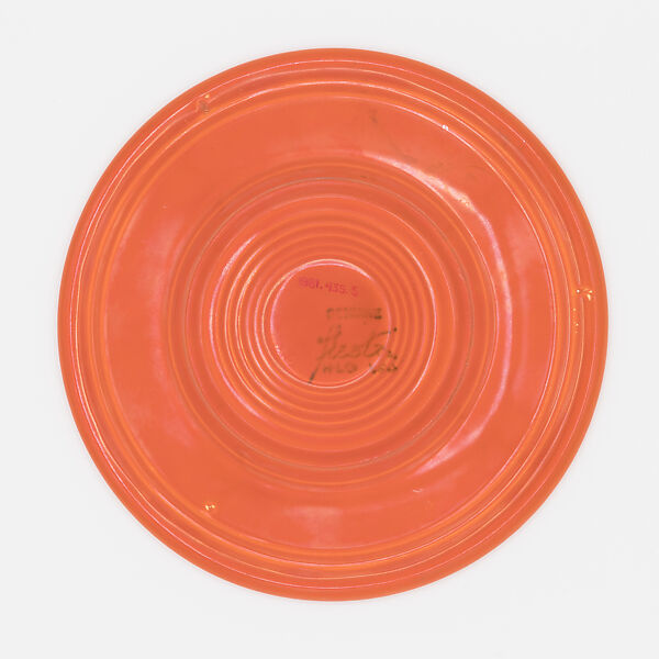 Salad plate, Frederick Hurten Rhead (American (born England), Hanley, Stoke-on-Trent 1880–1942 New York), Glazed ceramic