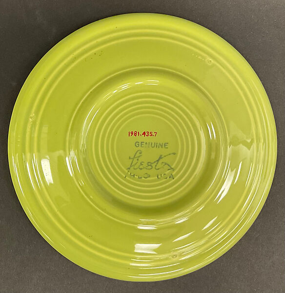 Bread plate, Frederick Hurten Rhead (American (born England), Hanley, Stoke-on-Trent 1880–1942 New York), Glazed ceramic