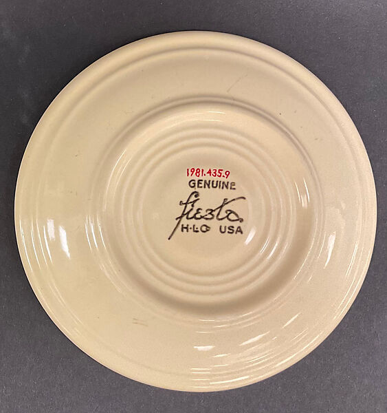 Saucer, Frederick Hurten Rhead (American (born England), Hanley, Stoke-on-Trent 1880–1942 New York), Glazed ceramic