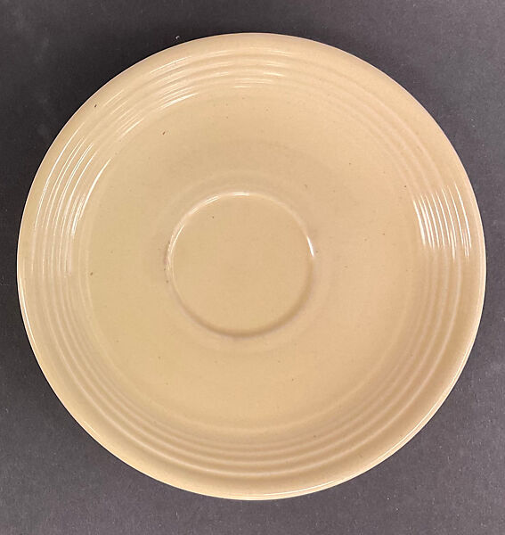 Saucer, Frederick Hurten Rhead (American (born England), Hanley, Stoke-on-Trent 1880–1942 New York), Glazed ceramic