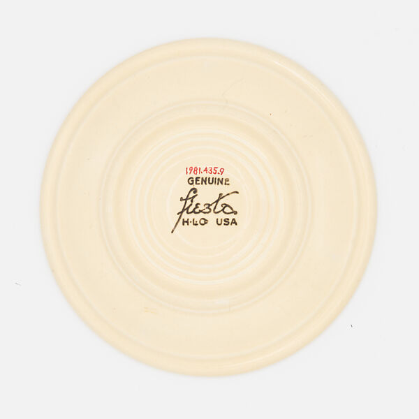 Saucer, Frederick Hurten Rhead (American (born England), Hanley, Stoke-on-Trent 1880–1942 New York), Glazed ceramic