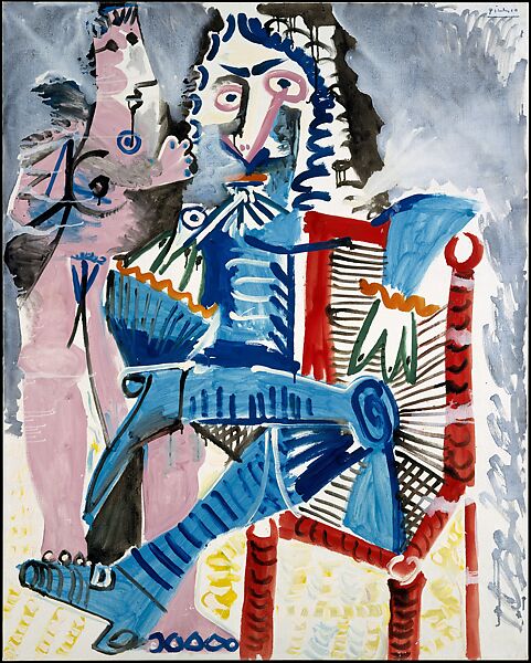 Pablo Picasso | Standing Nude and Seated Musketeer | The Metropolitan  Museum of Art