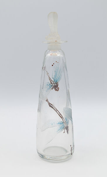 Perfume bottle, Lucien Gaillard (French, Paris 1861–1942 Paris), Glass 