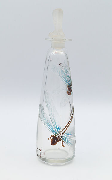 Perfume bottle, Lucien Gaillard (French, Paris 1861–1942 Paris), Glass