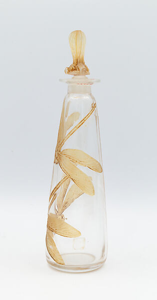 Perfume bottle, Lucien Gaillard (French, Paris 1861–1942 Paris), Glass