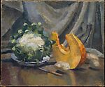 Cauliflower and Pumpkin, Lois Mailou Jones  American, Oil on canvas