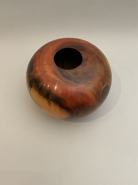 Figured Tulipwood Spheroid, Ed Moulthrop (American, Rochester, New York 1916–2003 Atlanta, Georgia), Tulipwood