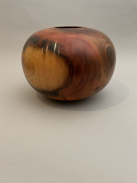 Figured Tulipwood Spheroid, Ed Moulthrop (American, Rochester, New York 1916–2003 Atlanta, Georgia), Tulipwood