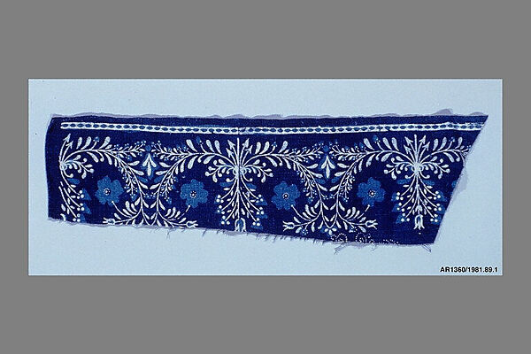 Border, Unknown Designer, Linen