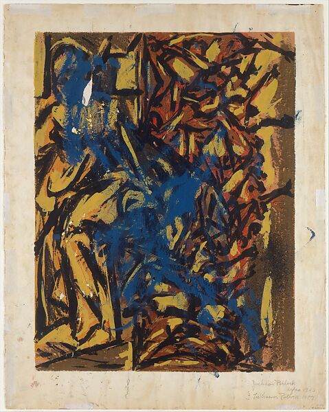 Untitled (Sheet of Studies), Jackson Pollock (American, Cody, Wyoming 1912–1956 East Hampton, New York), Ink, opaque watercolor, watercolor, colored pencils and graphite pencil on paper