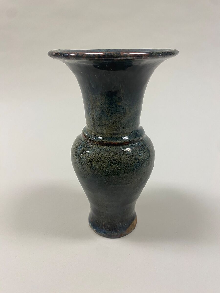Vase, Stoneware with Jun-type glaze (Shiwan ware), China 