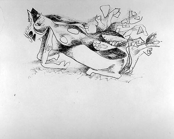 Untitled, Jackson Pollock (American, Cody, Wyoming 1912–1956 East Hampton, New York), Ink on paper 