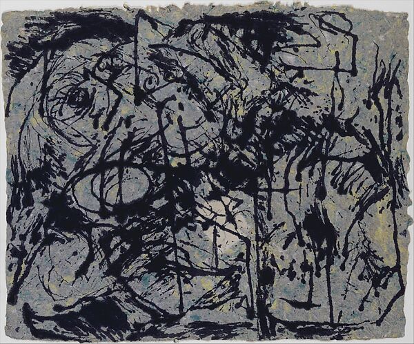 Untitled, Jackson Pollock (American, Cody, Wyoming 1912–1956 East Hampton, New York), Dripped ink on Howell paper 