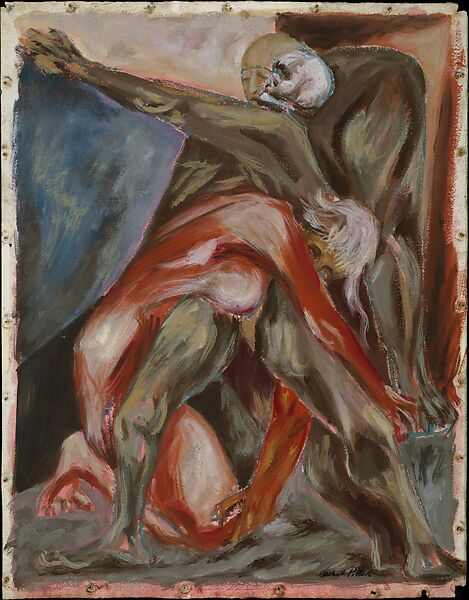Untitled (Figure Composition), Jackson Pollock (American, Cody, Wyoming 1912–1956 East Hampton, New York), Gouache on paper 