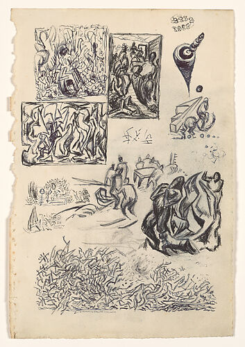 Untitled (Sheet of Studies)