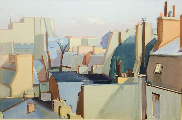 Roofs, Paris, Jean Hélion (French, Couterne 1904–1987 Paris), Oil on canvas 