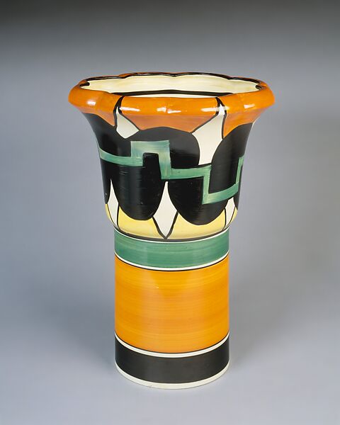 Vase, Clarice Cliff (British, 1899–1972), Earthenware
