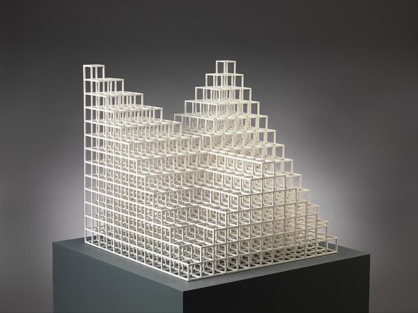 13/3, Sol LeWitt  American, Painted balsa wood