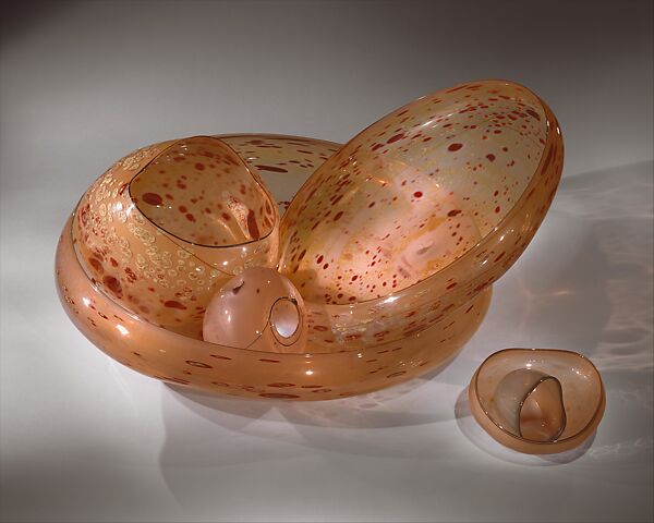 Pilchuck Basket Group, Dale Chihuly (American, born Tacoma, Washington 1941), Glass 