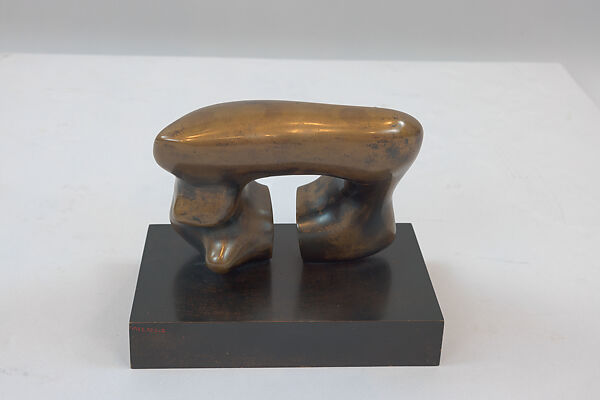 Maquette: Square Form with Cut, Henry Moore (British, Castleford 1898–1986 Much Hadham), Bronze