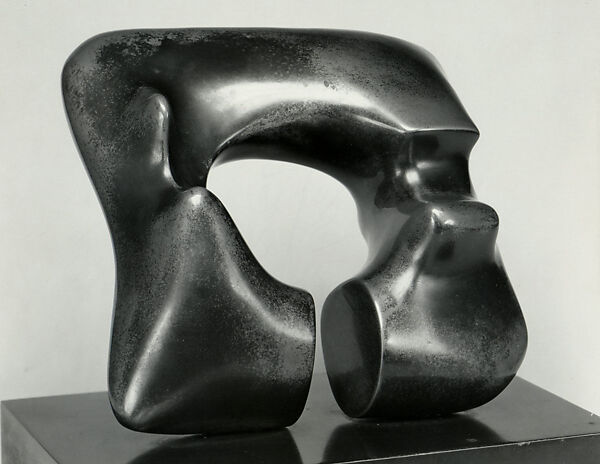 Maquette: Square Form with Cut, Henry Moore (British, Castleford 1898–1986 Much Hadham), Bronze 