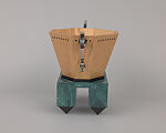 "G.Q. Manstyle Award" Cup, Michael Graves (American, Indianapolis, Indiana, 1934–2015 Princeton, New Jersey), Bird's-eye maple, ebony, painted wood, silver