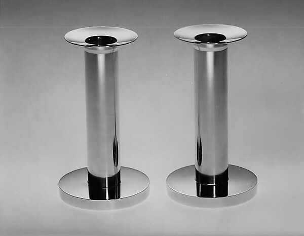 Candlestick, Andreas Moritz (German, Halle 1901–1983 Würzburg), Silver 