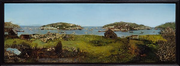 Gregory Gillespie Landscape With Islands And Sky The Metropolitan Museum Of Art